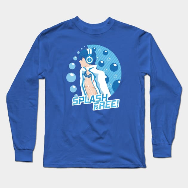 Free Splash Free Haruka Nanase Long Sleeve T-Shirt by DaphInteresting